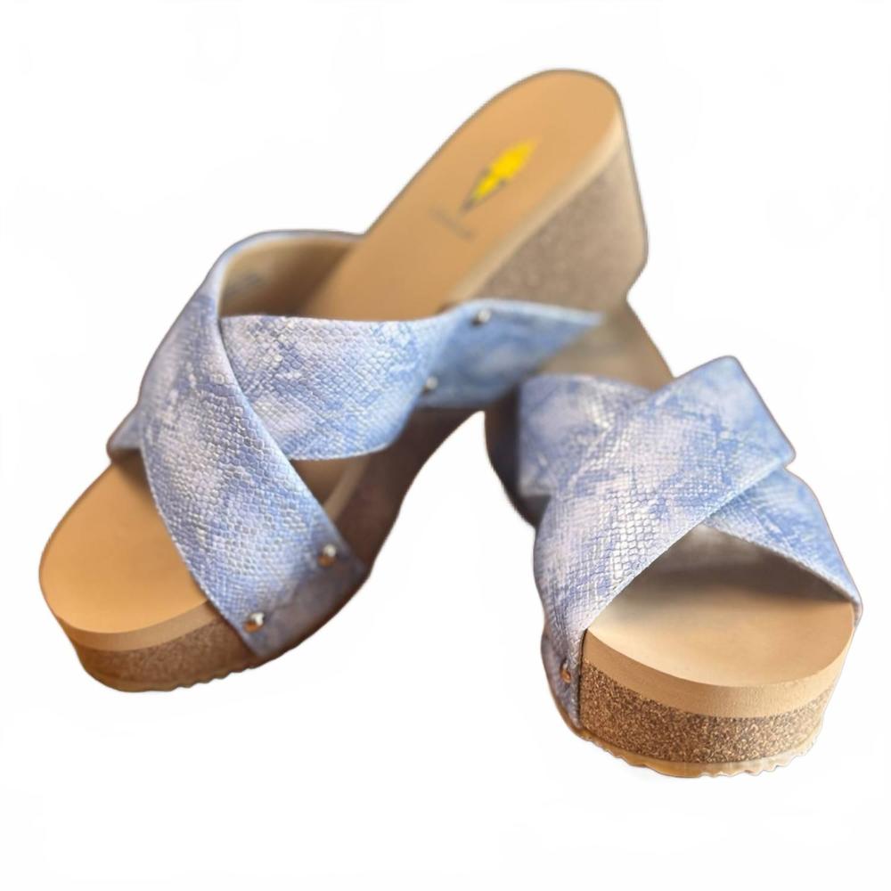 NEW VERY VOLATILE women's riverside sandals in blue